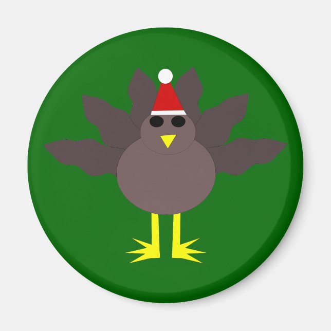 Söt julgrismagnet magnet (Framsidan)