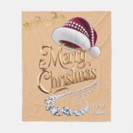Söt julhatt fleecefilt