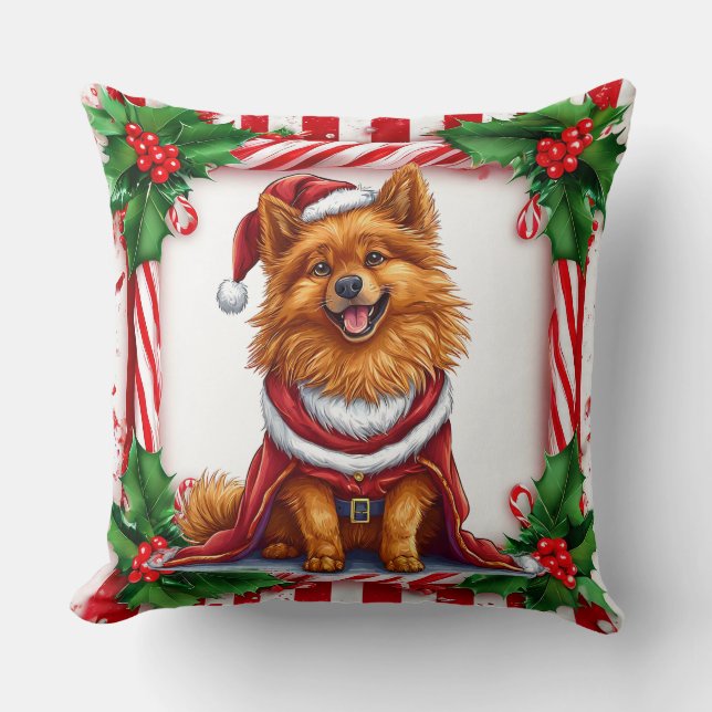 Söt julhund kudde (Framsida)