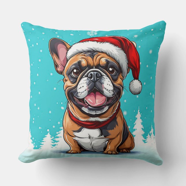 Söt julhund kudde (Framsida)
