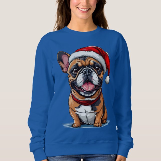 Söt julhund t shirt (Framsida)