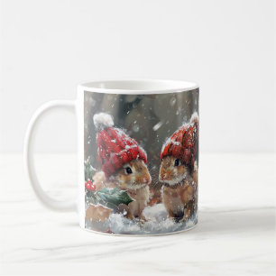 Söt julkanin vinter semester kaffemugg