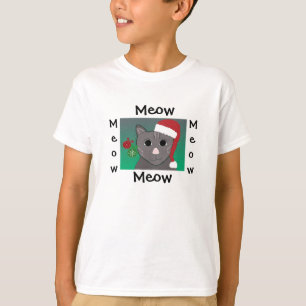 Söt julkatt t-shirt