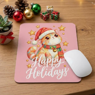 Söt julkatteillustration med festlig charm musmatta