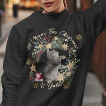 Söt Julkattsälskare Jul Yule