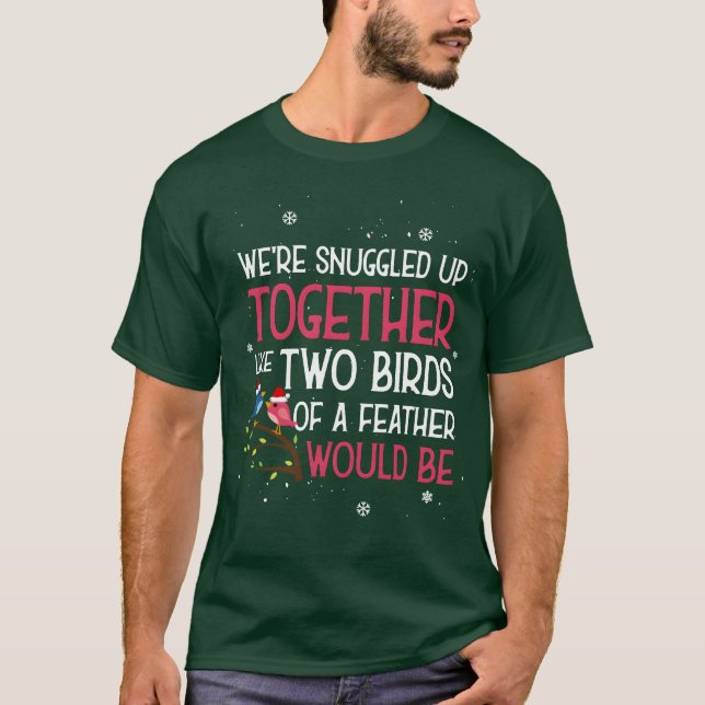 Söt julklapp: Flickflicka från Birds T Shirt (Framsida)