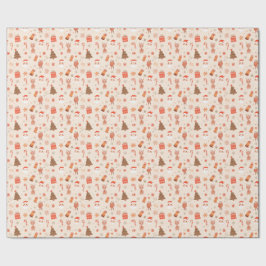 Söt julklappsinsvepning presentpapper