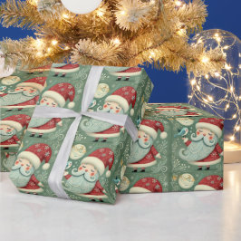 Söt julklocka Linjekonst Presentpapper