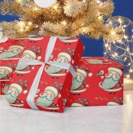 Söt julklocka Linjekonst Presentpapper