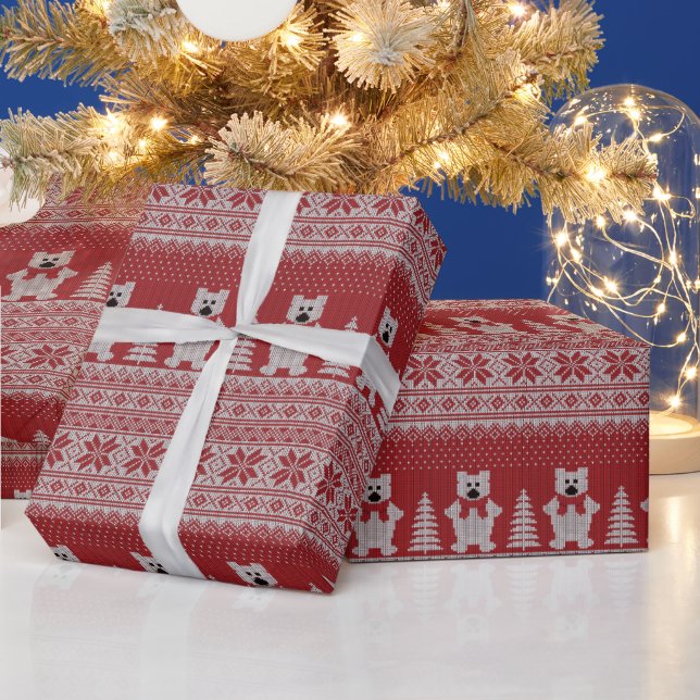 Söt julko julklappspapper presentpapper (Helgdagar)