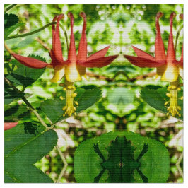 Söt julkolumbine Fabric Tyg