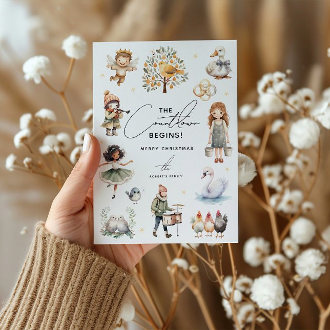 Söt julkort för 12 dagar  (Skapare uppladdad)