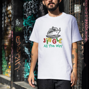 Söt julkryssning Röd/Grön Personlig T Shirt