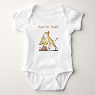 Söt julliraff – Handritad konst T Shirt