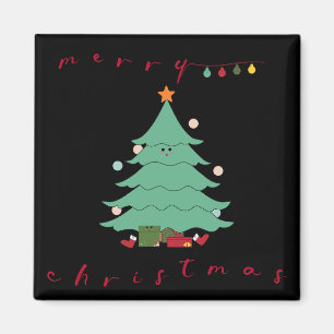 Söt julmagnet Kawaii julgran Magnet