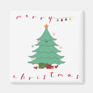 Söt julmagnet   Kawaii julgran Magnet