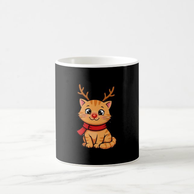 Söt julmugg med renkatt kaffemugg (Center)
