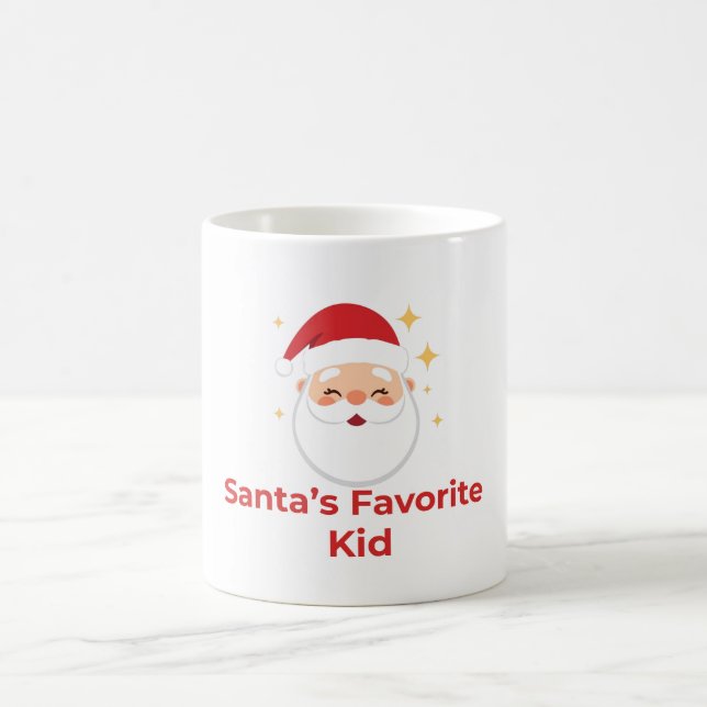 Söt julmugg med tomte för barn kaffemugg (Center)
