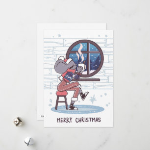 Söt julmus julkort