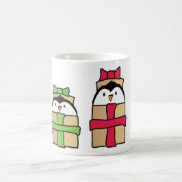 Söt julpingvinmugg kaffemugg