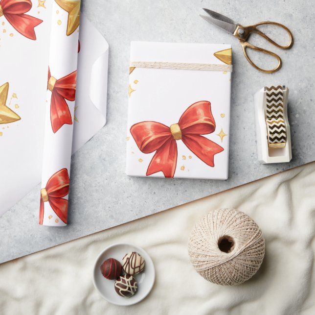Söt julpingvinspapper för presentinslagning presentpapper (Hantverk)