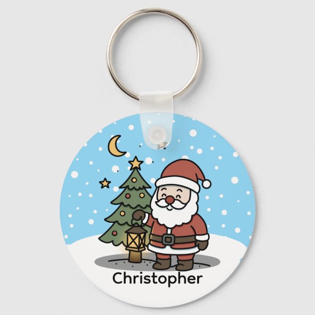 Söt julpotatis specialdesign nyckelring (Framsida)