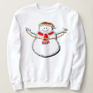 Söt julsnögubbe t shirt