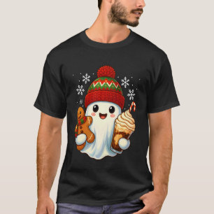 Söt julspöke pepparkakfe julfirande t shirt