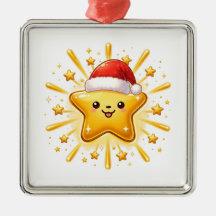 Söt julstjärna ornament