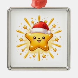 Söt julstjärna ornament