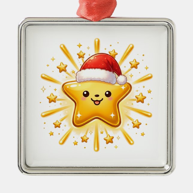 Söt julstjärna ornament (Framsidan)