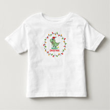 Söt jultomte dino god jul