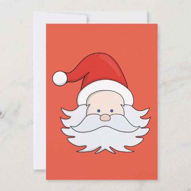 Söt jultomte inbjudningar (Framsida)