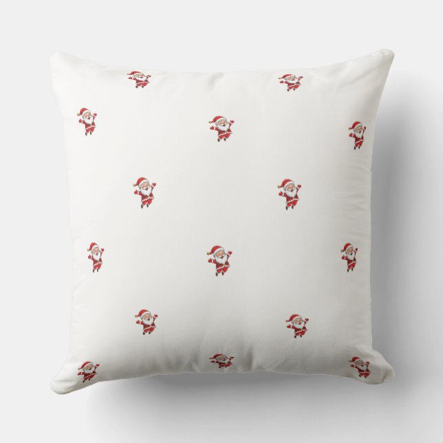 Söt jultomte juldesign kudde (Baksida)