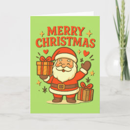 Söt jultomte julkonst – God Jul Kort