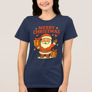 Söt jultomte julkonst – God Jul T Shirt