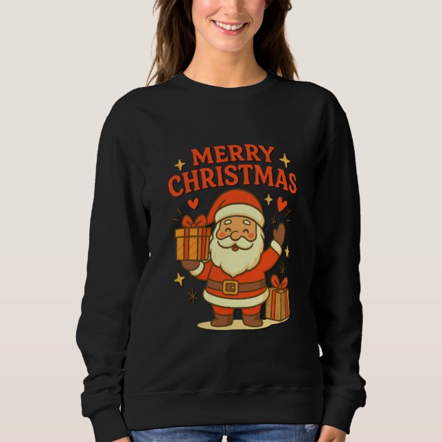 Söt jultomte julkonst –  God Jul T Shirt (Framsida)