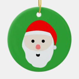 Söt jultomte keramisk prydnad julgransprydnad keramik