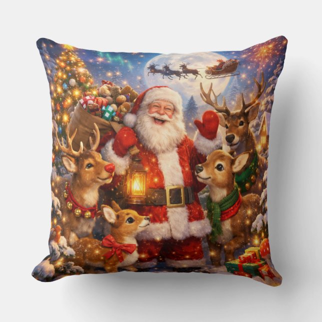 Söt jultomte kudde (Framsida)