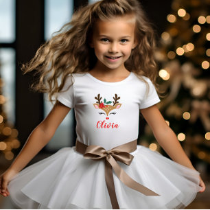 Söt jultomte-renhona t shirt