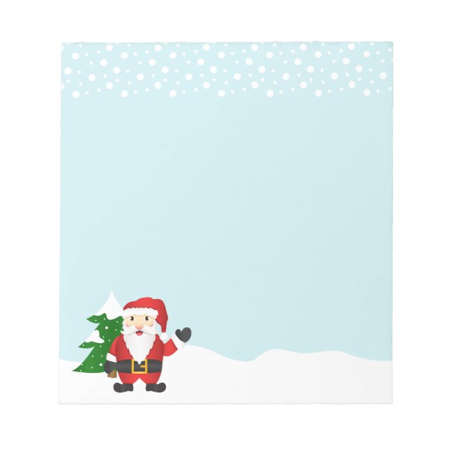 Söt jultomteillustration jul anteckningsblock (Framsida)