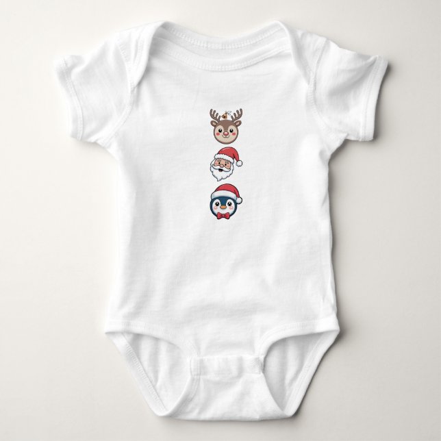 Söt jultrion -  t shirt (Framsida)