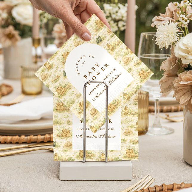 Söt Jungle Safari Baby Shower Pappersservett (Skapare uppladdad)