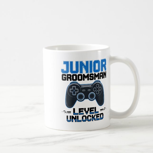 Söt Junior-Grömmeldingnivå upplåst Bröllopsfest Kaffemugg (Höger)