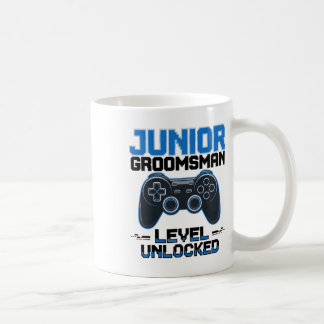 Söt Junior-Groomsman-Nivå Upplåst Bröllopsfest Kaffemugg