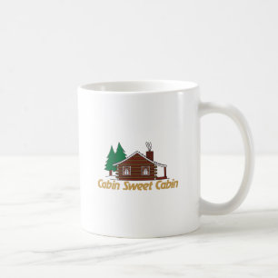 Söt kabin för kabin kaffemugg