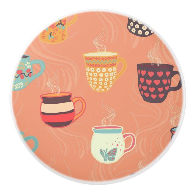 Söt Kaffe koppar Knopp (Framsidan)