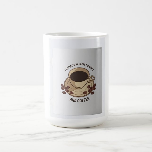 Söt kaffebild keramisk mugg (Center)