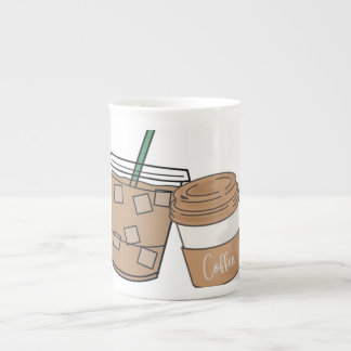 Söt kaffebögare Pappersmugg | Iced & varmt kaffe D Benporslin Mugg