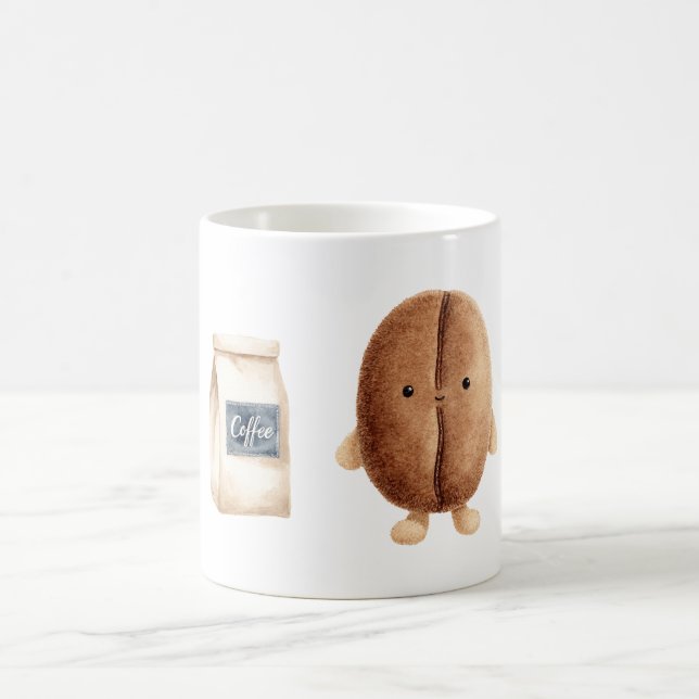 Söt Kaffeböna Kaffemugg (Center)